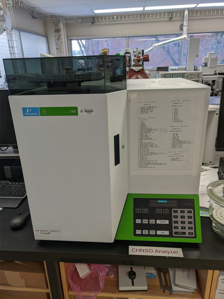 Elemental Analyzer Bressler Lab