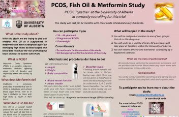 PCOS FOM poster for health Fair, Nov 2025