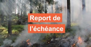 Report de l’échéance